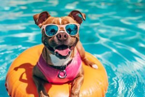 pet no verão